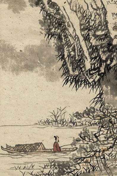 江灣垂釣圖